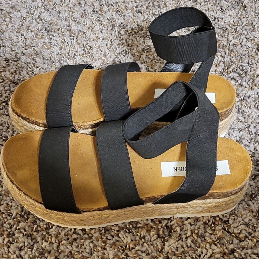 Steve Madden Womans Wedge Sandals